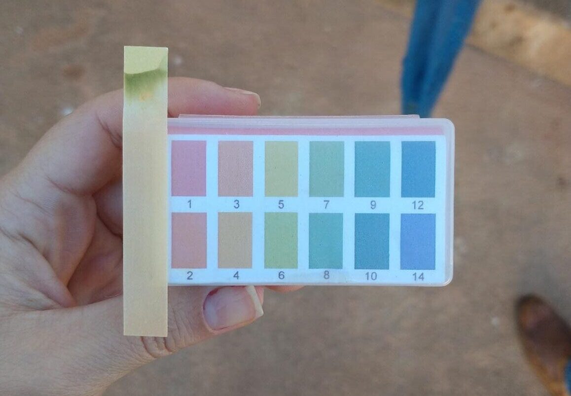 Medidor de pH da água