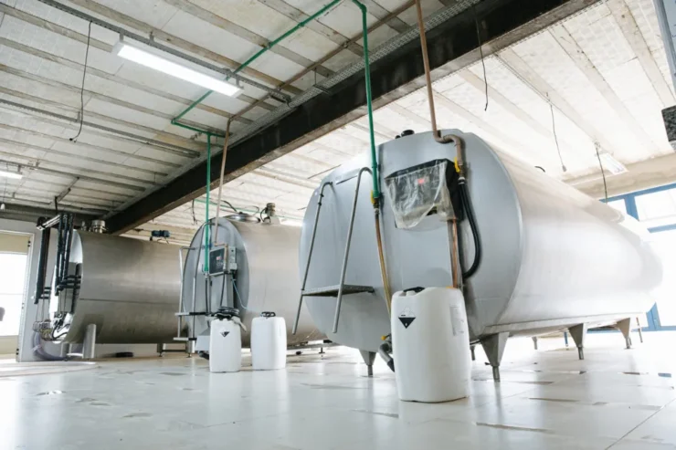 Tanques de conservação do leite
