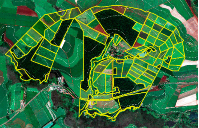 Mapeamento de propriedade para implantação de pasto