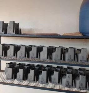 Utensílios utilizados para alimentação de bezerras
