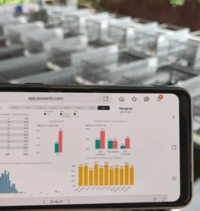 Dados de uma fazenda leiteira no Power BI