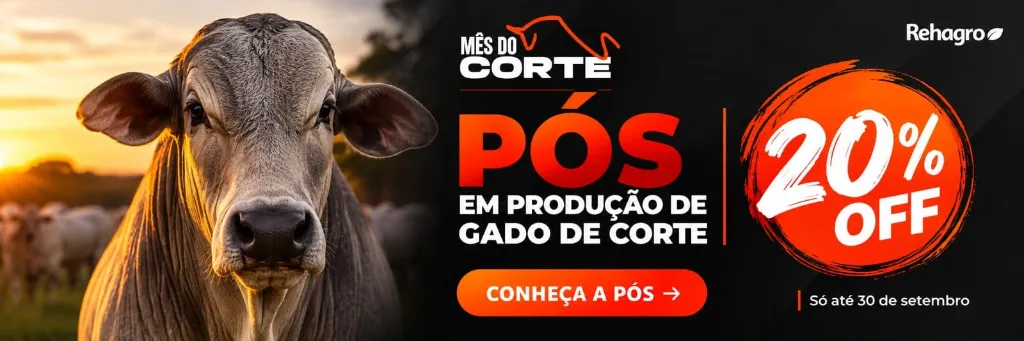 Clique e saiba mais sobre a pós-graduação! Banner Pós-graduação de Gado de Corte