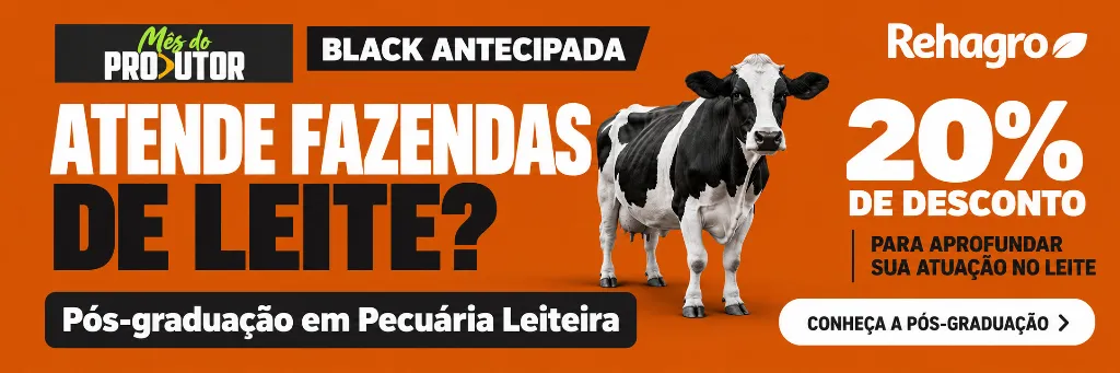 Banner Black Antecipada Pós-graduação em Pecuária Leiteira